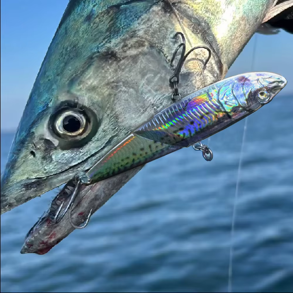 GOBAIT Señuelo VIB con Jig Head de metal – Ojo 3D y acabado láser - imagen 5
