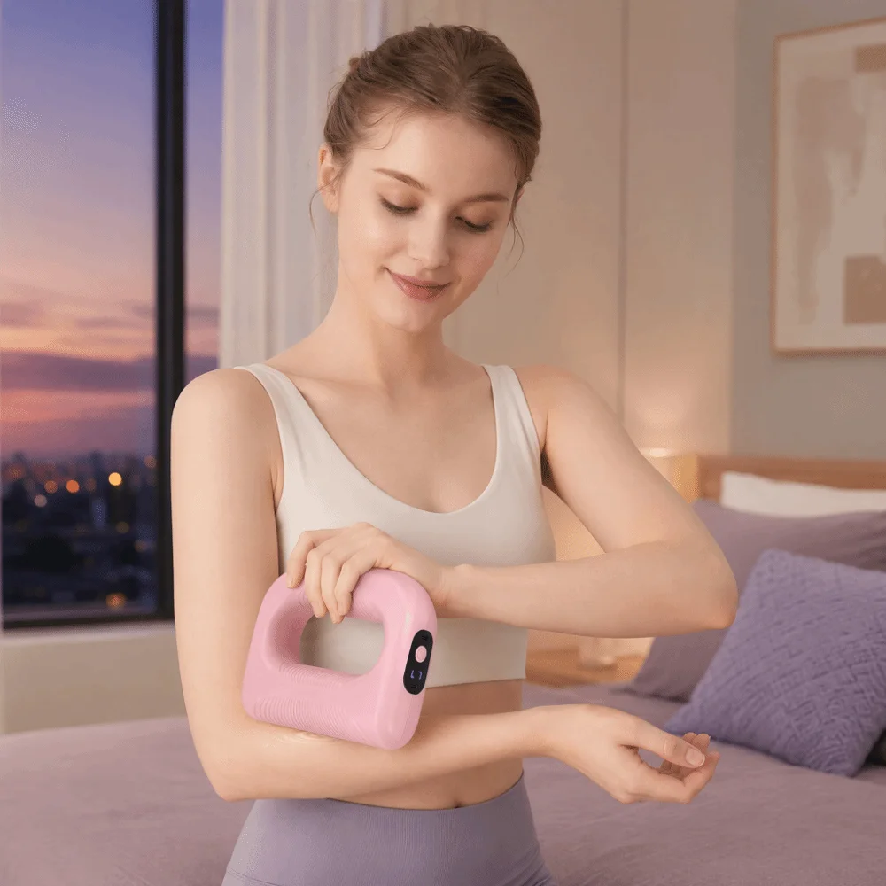 Anillo de masaje fascial eléctrico portátil: velocidad ajustable - imagen 5