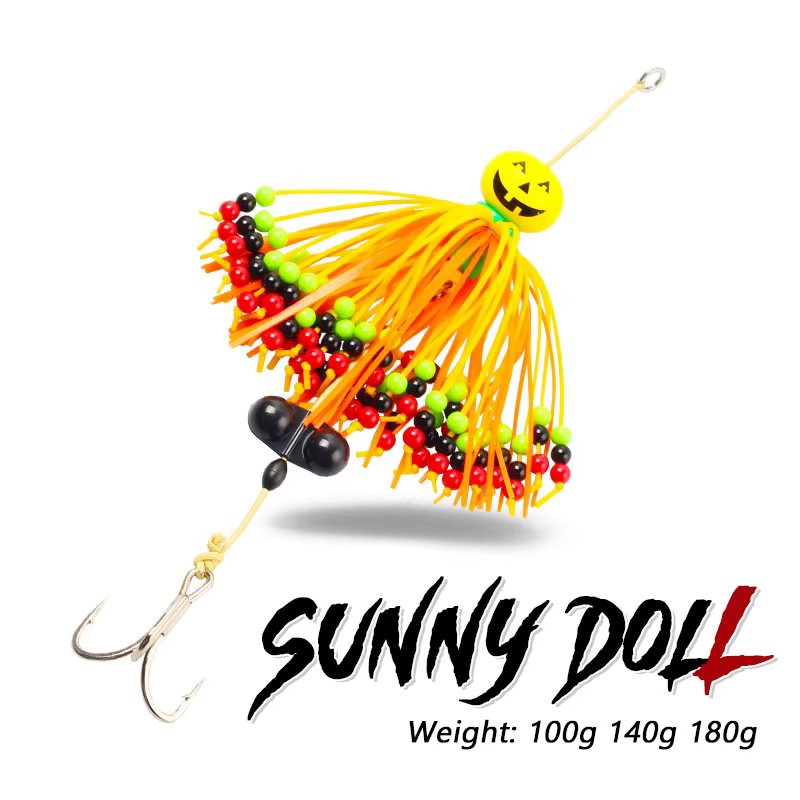Sunny Doll Tai Rubber Kabura con pulpo y sonajero