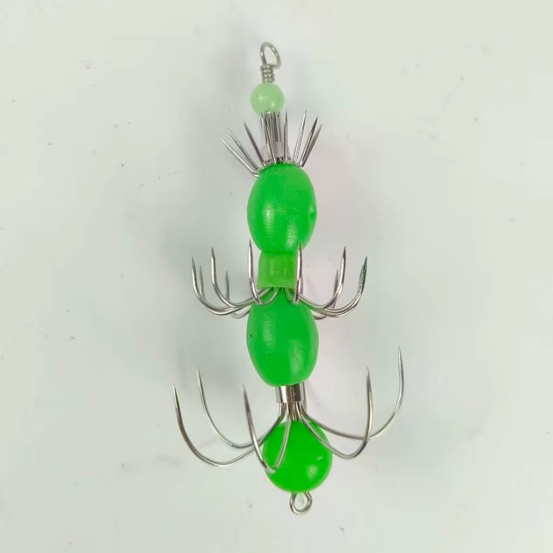 Ackibbik Jig de calamar luminoso para pesca en el mar - imagen 3