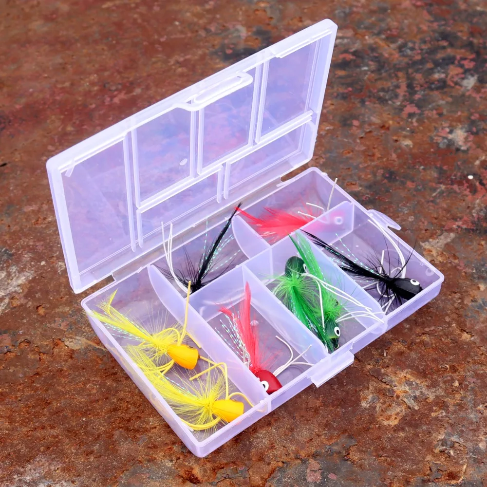 Vtwins Popper Topwater para pesca con mosca – señuelos de espuma - imagen 5