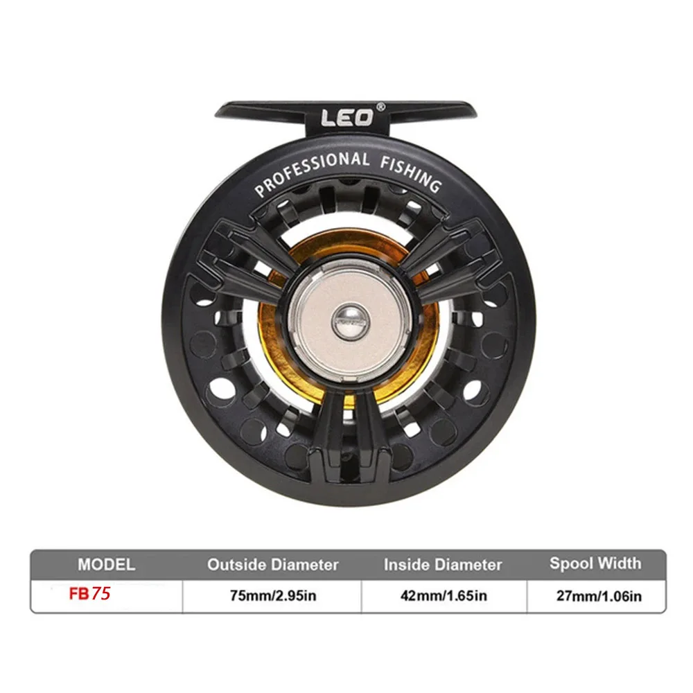 Carrete de mosca aluminio CNC – Cuerpo metal completo ultraligero - imagen 4