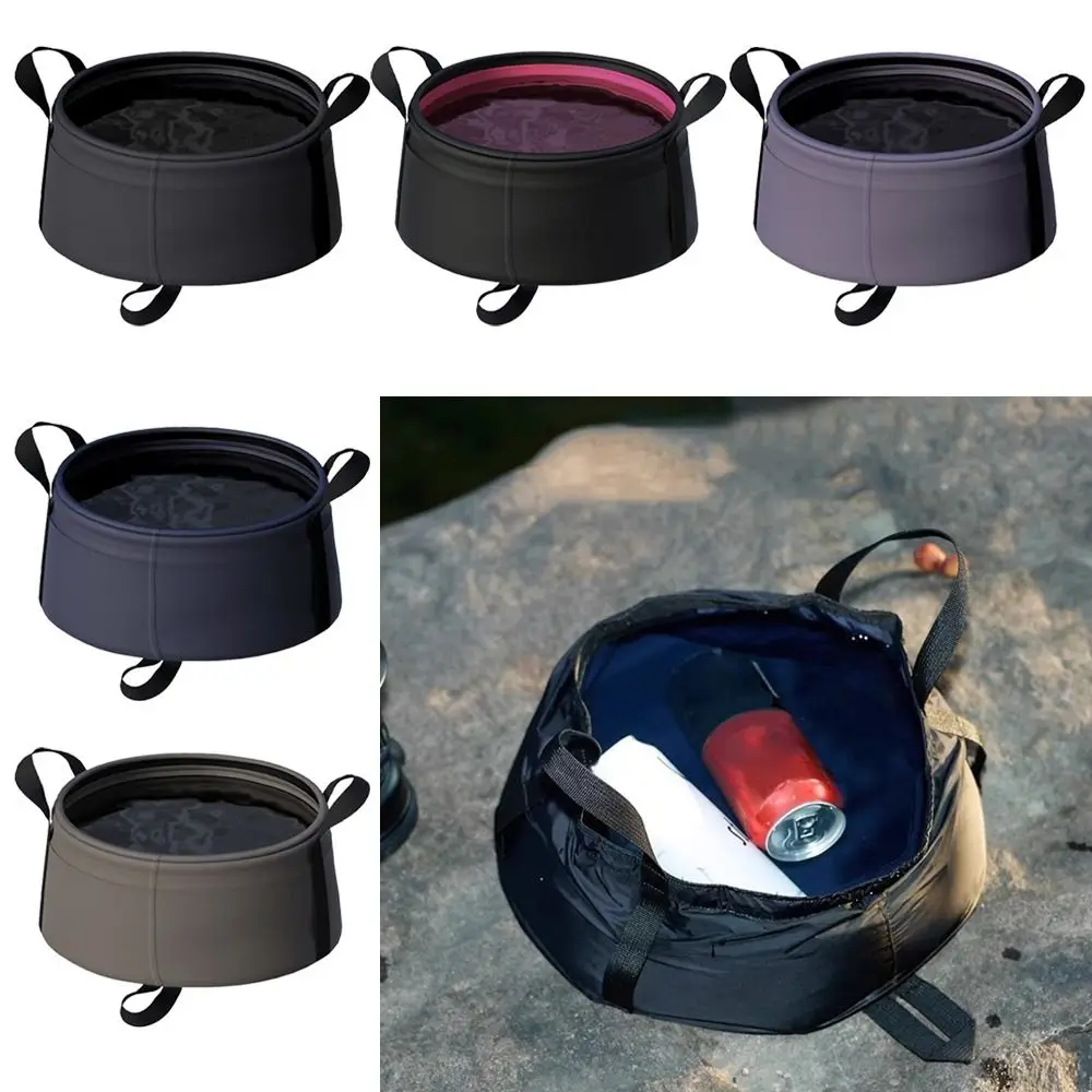 Cubo plegable gran capacidad con correas para pesca deportiva - imagen 3