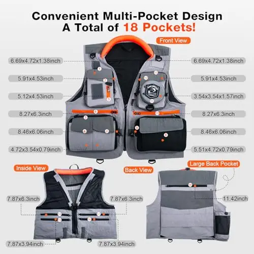 Chaleco en uso en exteriores