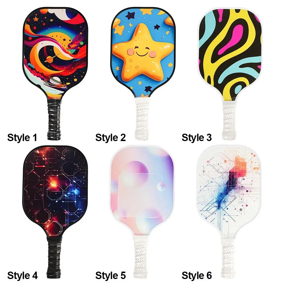 Raqueta de pickleball infantil ligera con pelota y núcleo de panal - imagen 2