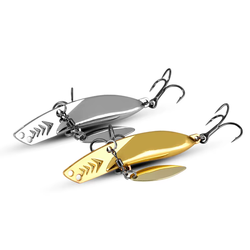 Jigs Lentejuelas de Peso Tiro Largo – Acabado Hierro con Trailer - imagen 4