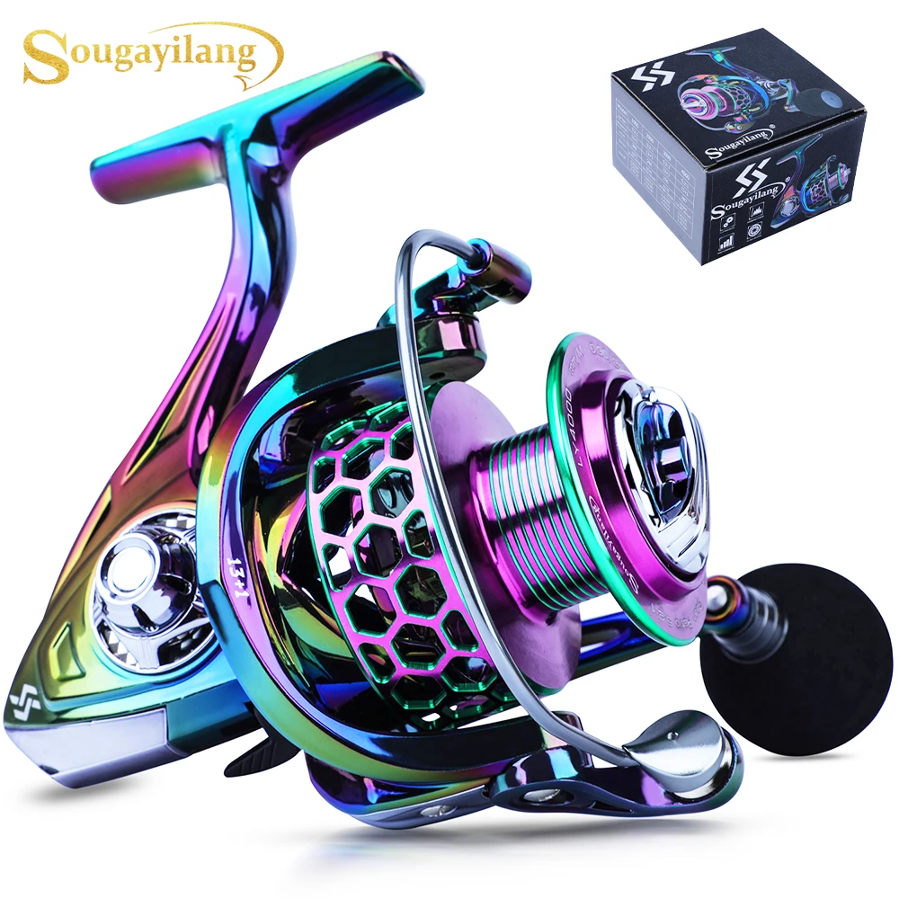 Carrete Sougayilang 1000-4000 Aluminio Agua Dulce