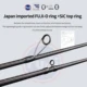 Caña giratoria ligera de carbono FISHINGFANS FUJI, sensible