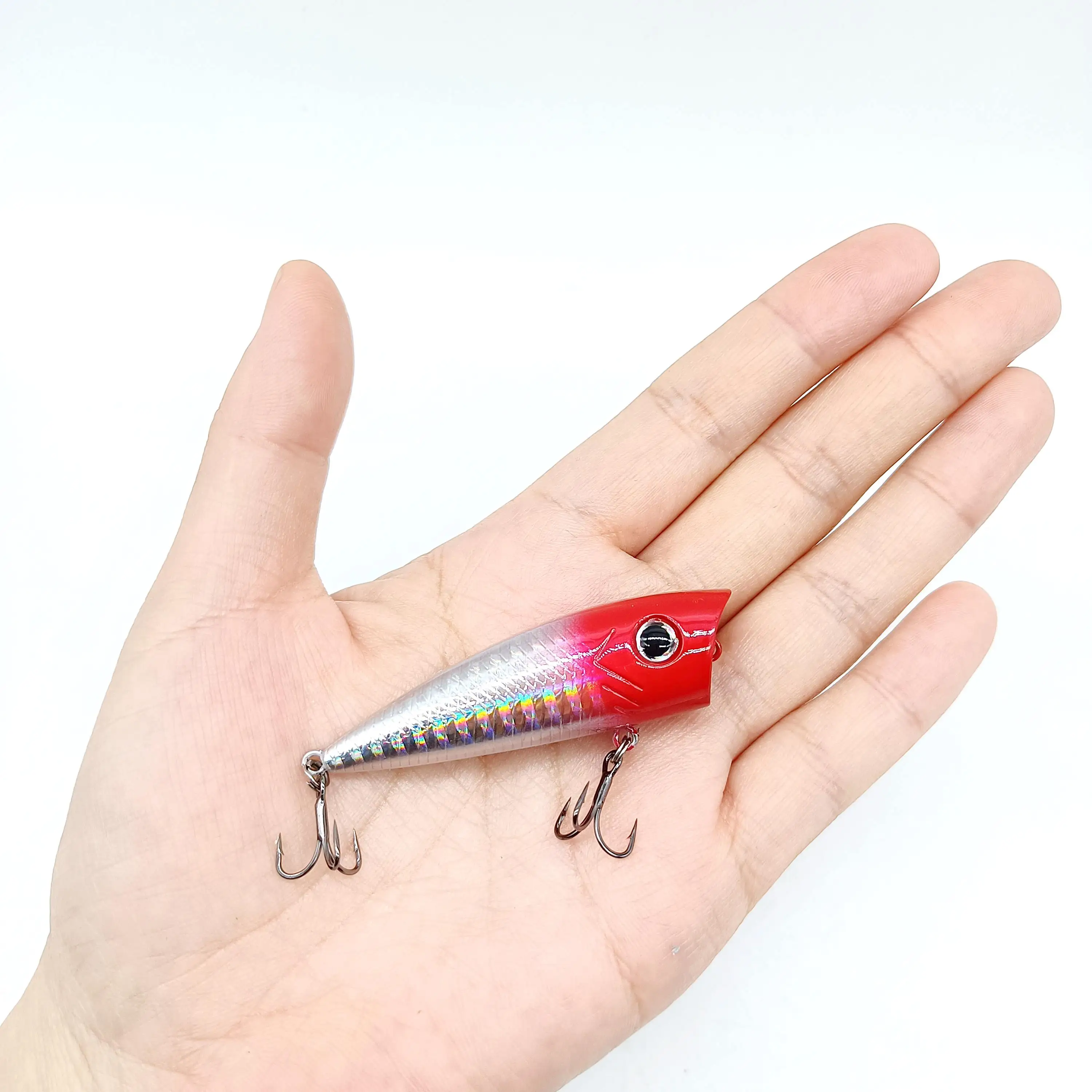 Detalle del señuelo de pesca