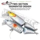 WALK FISH Minnow Wobbler articulado hundimiento para lucio y trucha - imagen 2