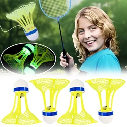 Volantes de bádminton LED con luces y vibración para diversión