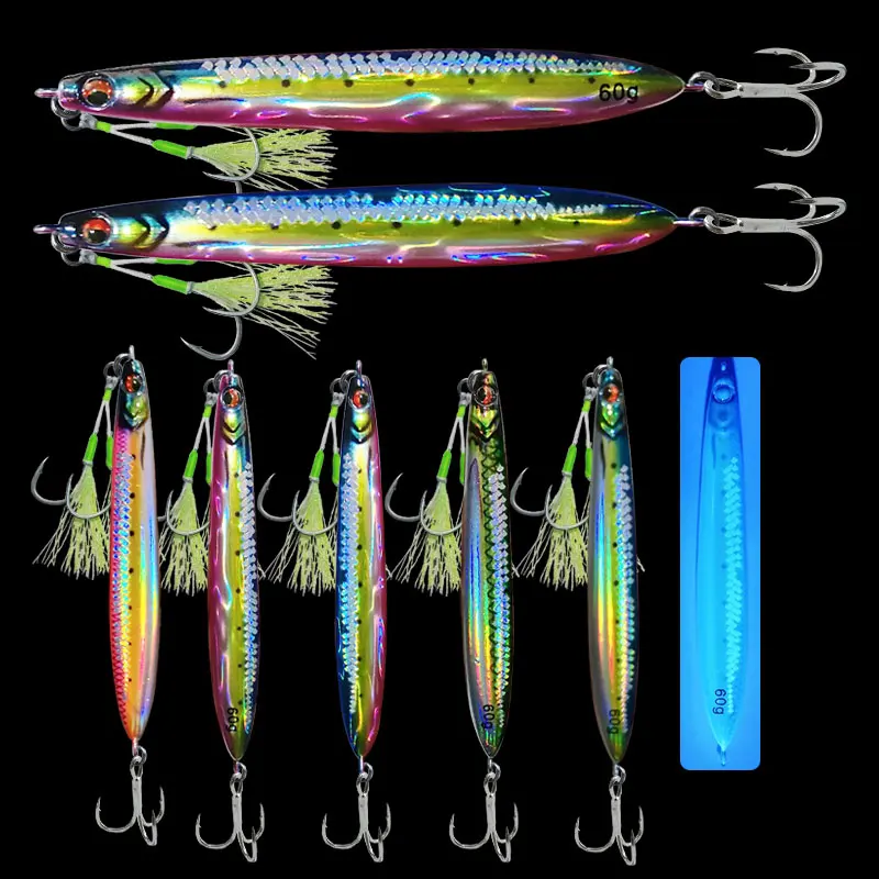 Señuelo Jig metálico impresión 3D – Hundido rápido para pesca