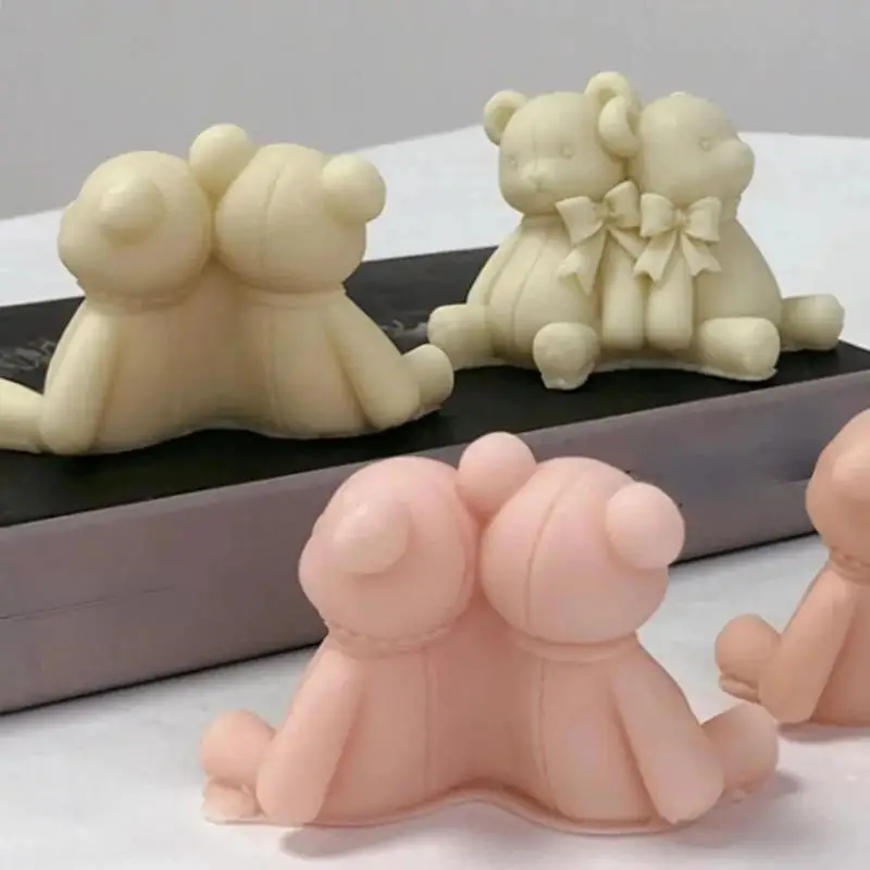 Molde silicona oso enamorado para vinilo, resina y cebo - imagen 2