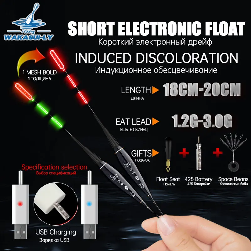 Flotador LED rojo para pesca nocturna con alta visibilidad