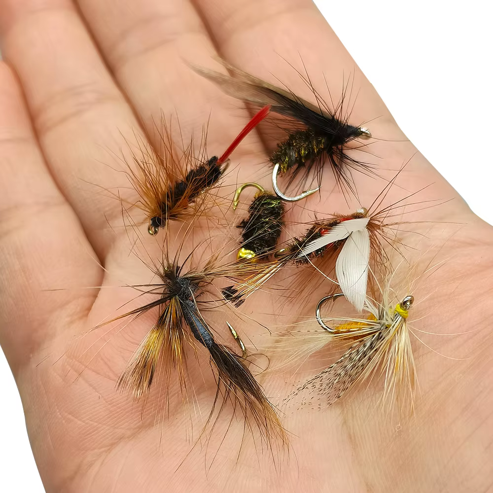 Moscas de pesca húmedas con estuche de almacenamiento - imagen 3