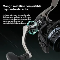 Carrete giratorio Huidiao – Todo metal con arrastre 12 kg