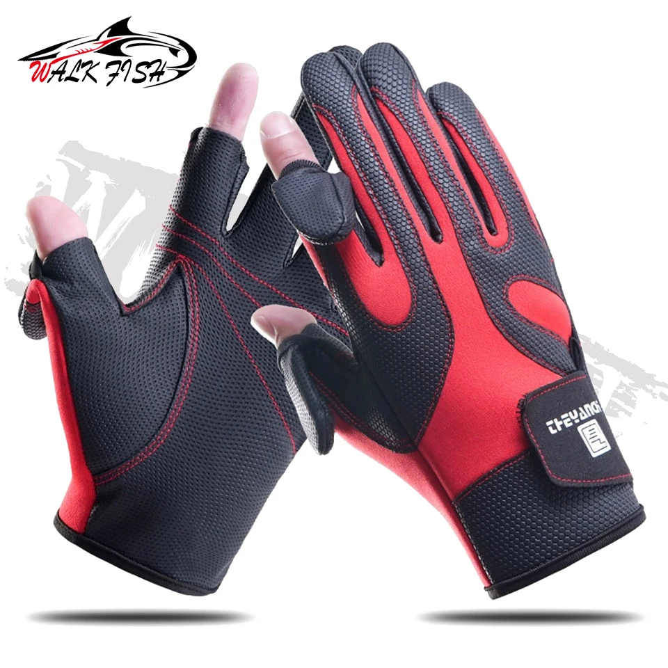 Walk Fish guantes de pesca antiviento, antideslizantes y táctiles - imagen 3