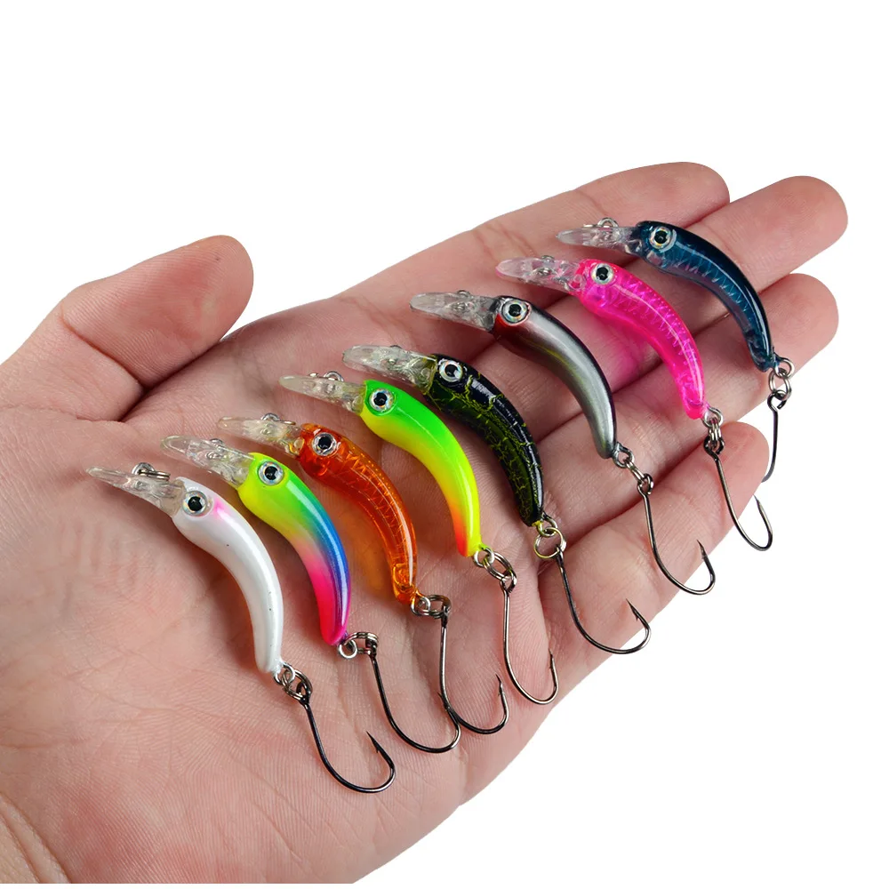 Wobbler flotante para trucha y perca – cebo duro micro - imagen 2
