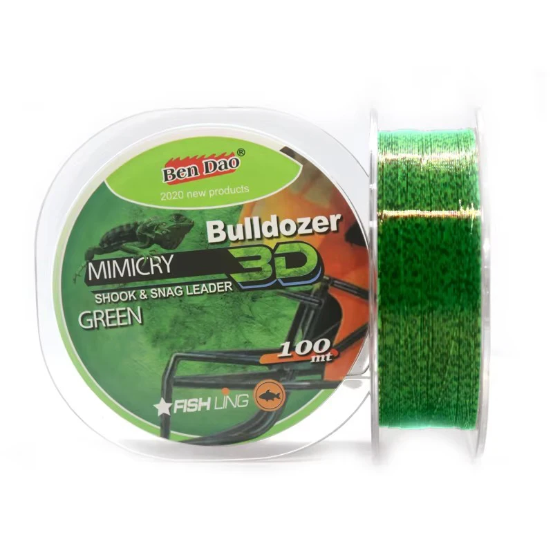 Sedal carpa fluorocarbono súper fuerte manchas invisibles 3D