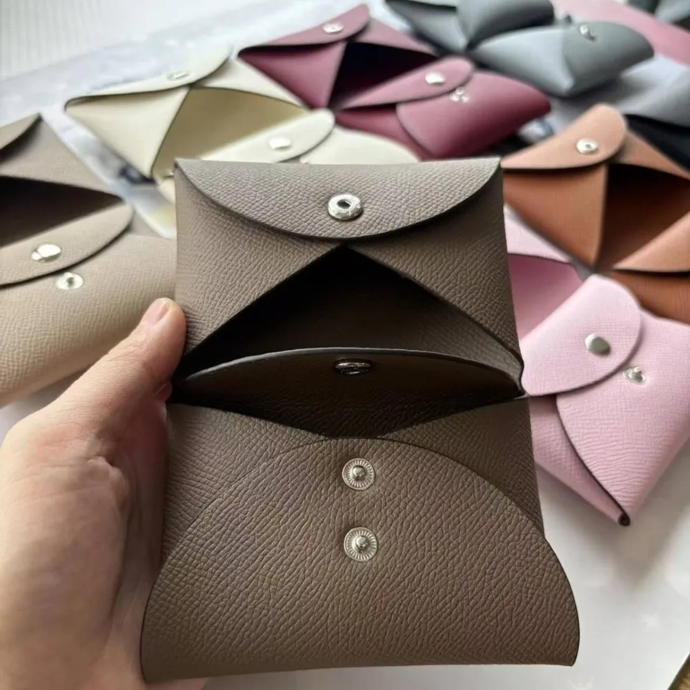 Monedero de cuero PU plegable con estampado de palma unisex - imagen 2