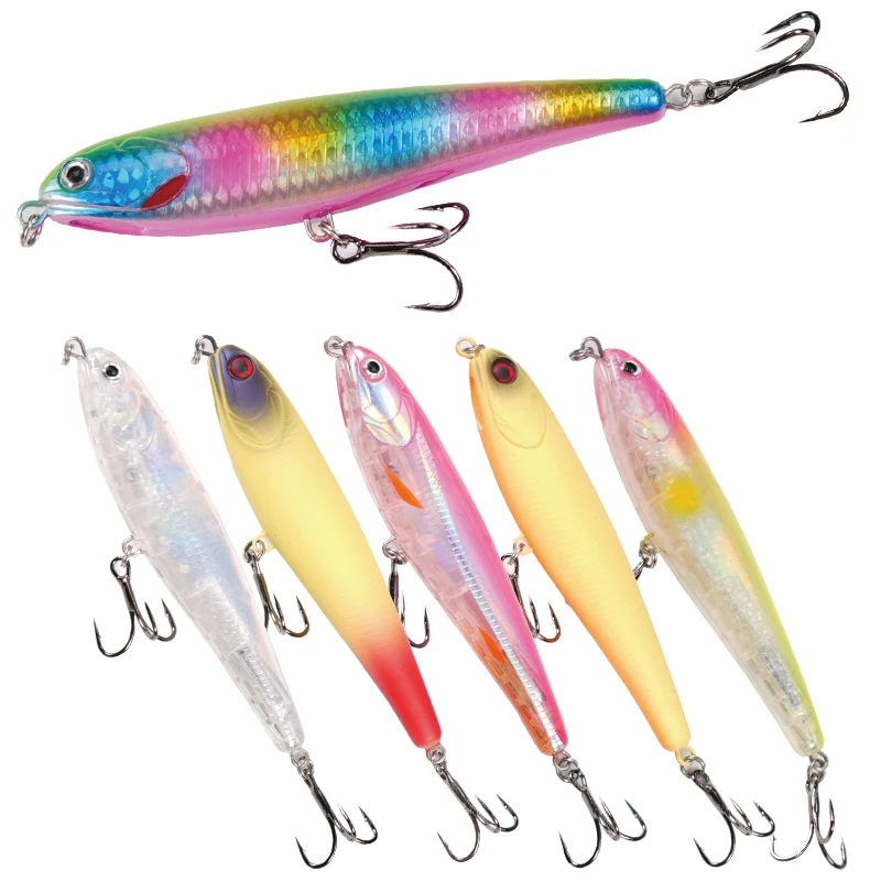 Wondersee Popper flotante 15g vista lateral con colores realistas