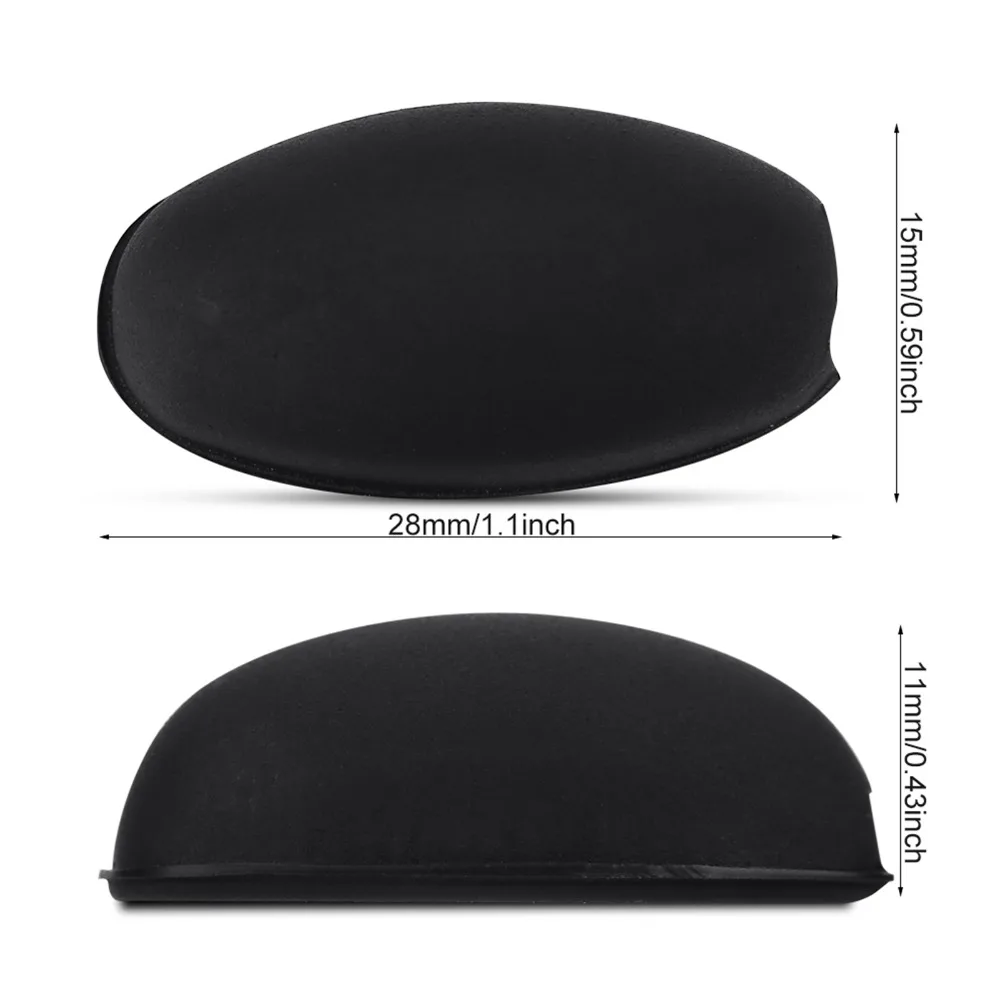 Almohadilla de palm key de silicona para saxofón, negra - imagen 4