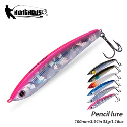 Hunthouse Pencil Bait Sinking 33g – Lanzamiento Largo para Lubina