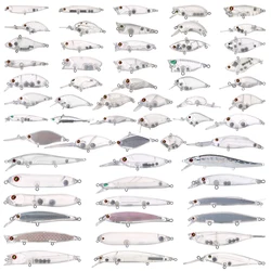 FREE FISHER señuelos duros sin pintar: crankbaits DIY y minnow