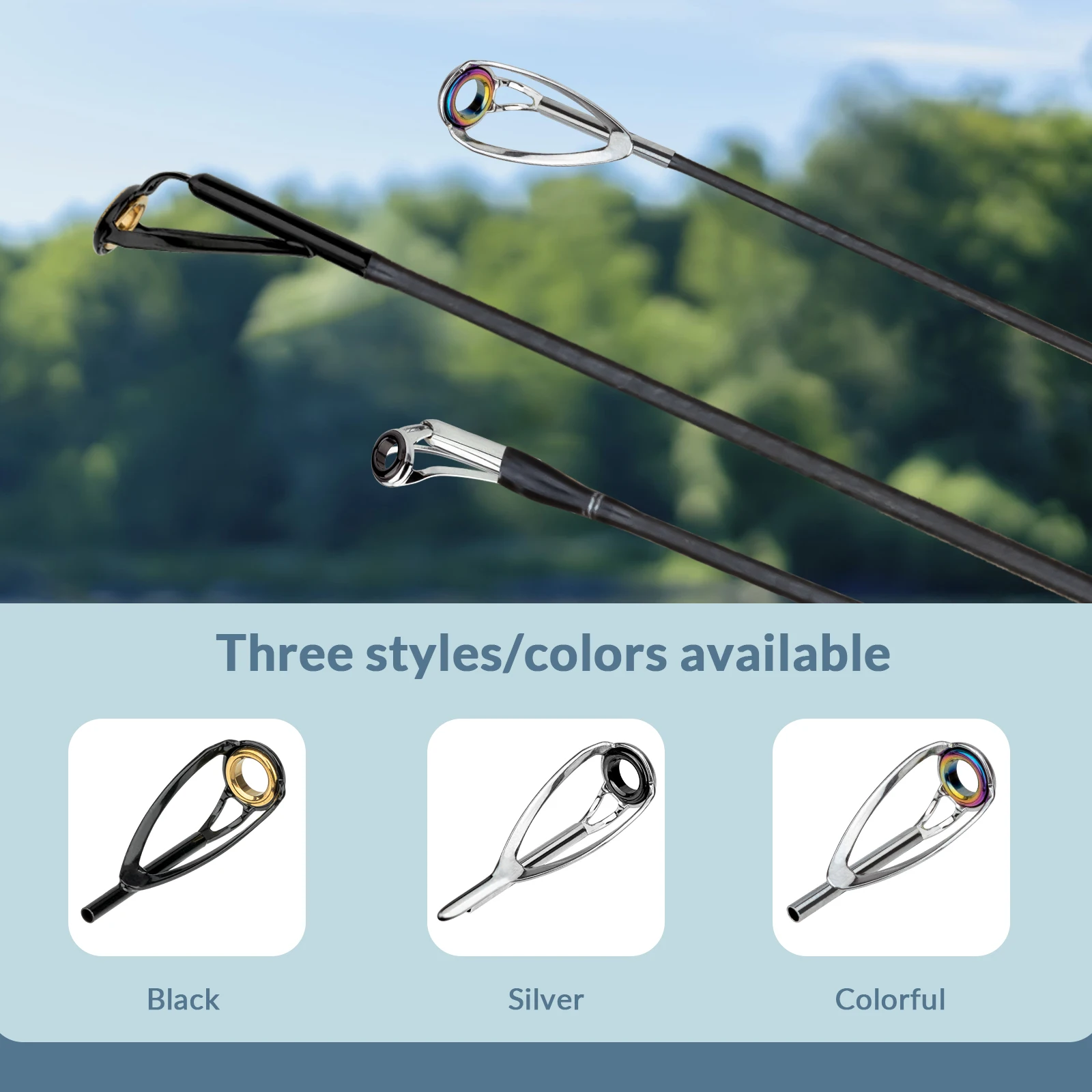 THKFISH Kit reparacion guias cana y puntas 1,8-3,6 mm - imagen 2