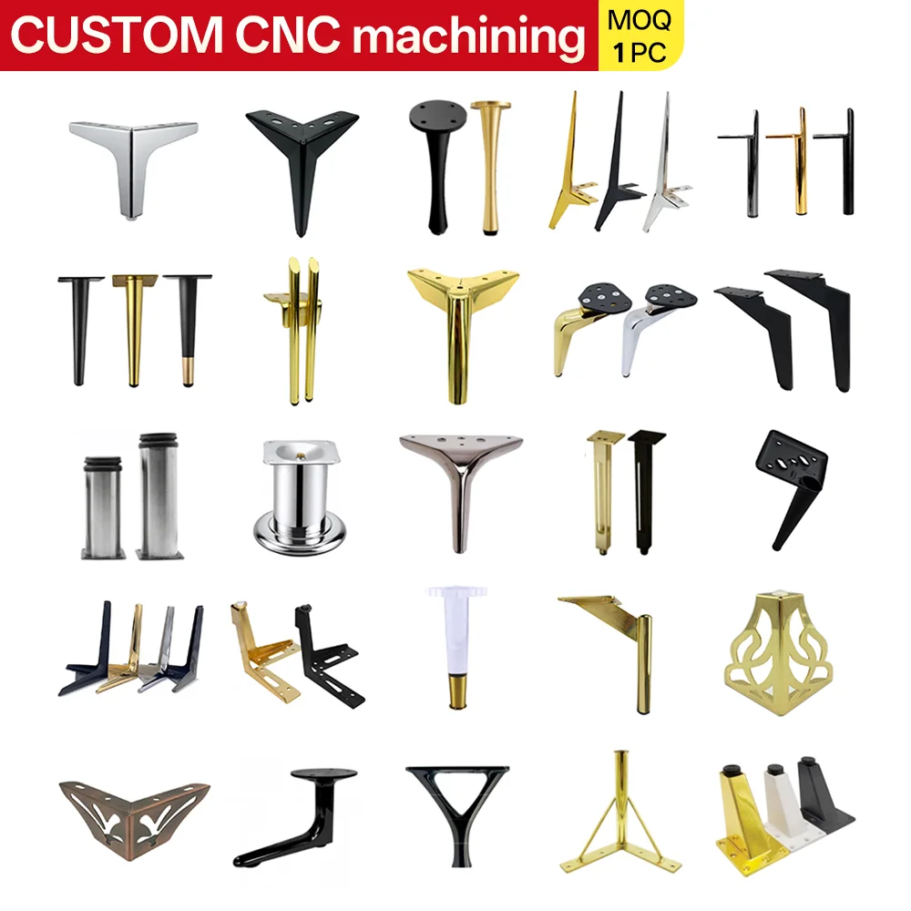 Patas trípode metálicas para soporte de pesca y gabinetes CNC - imagen 3