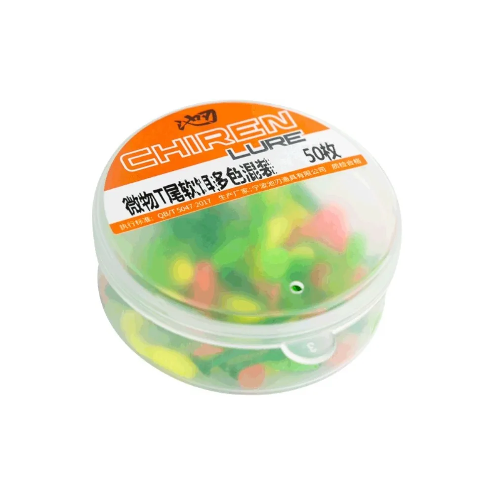 Señuelos minnow jig de vinilo blando cola en T, colores surtidos - imagen 2