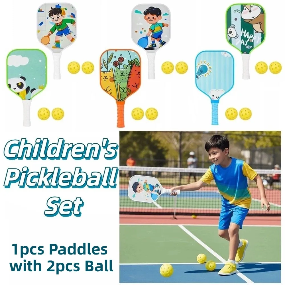 Set infantil de Pickleball con raquetas y pelotas duraderas - imagen 3