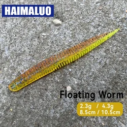 Señuelo blando Hailuo 8,5 cm - Gusano para lubina cola recta
