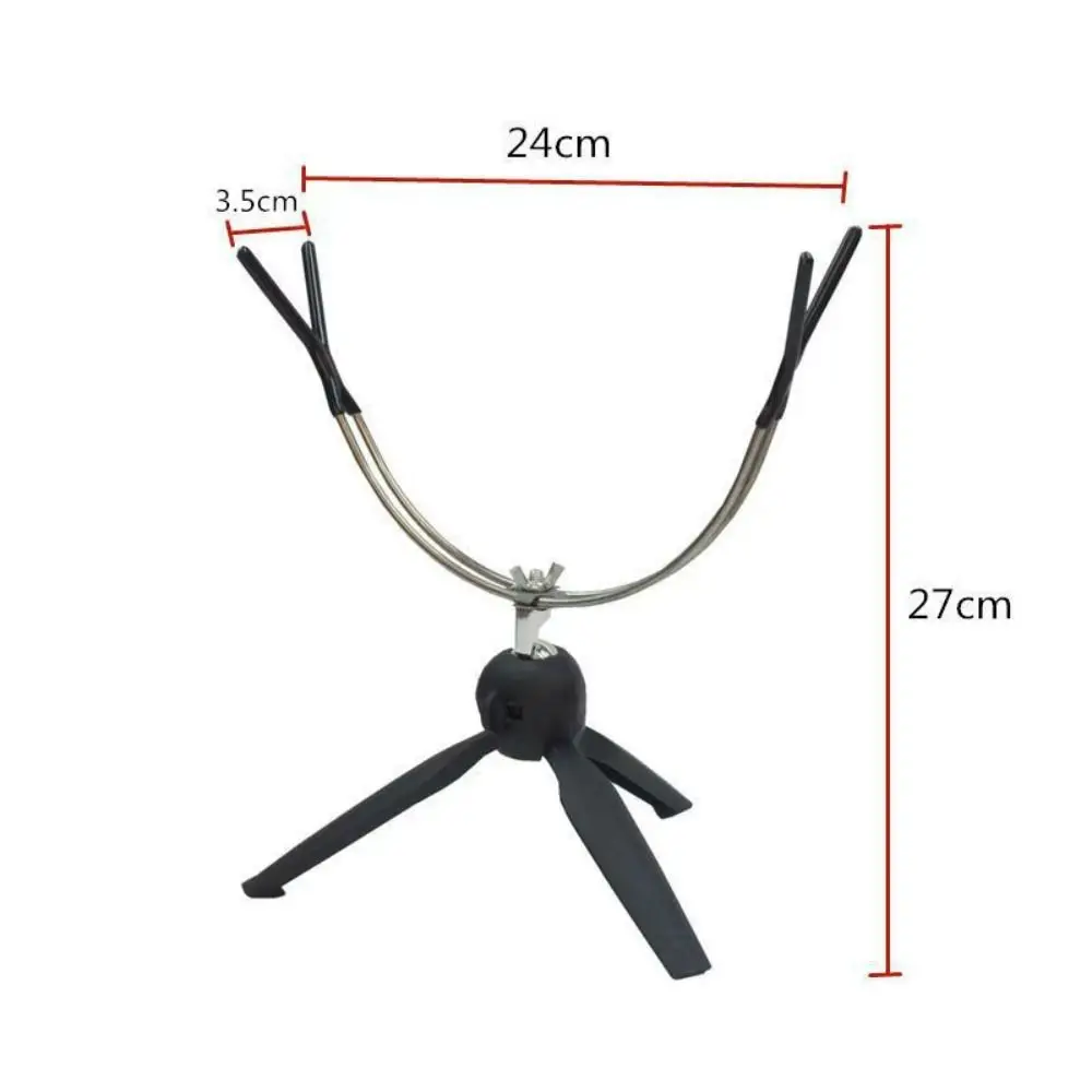 Soporte ajustable para cañas de pesca en hielo plegable de aluminio - imagen 4
