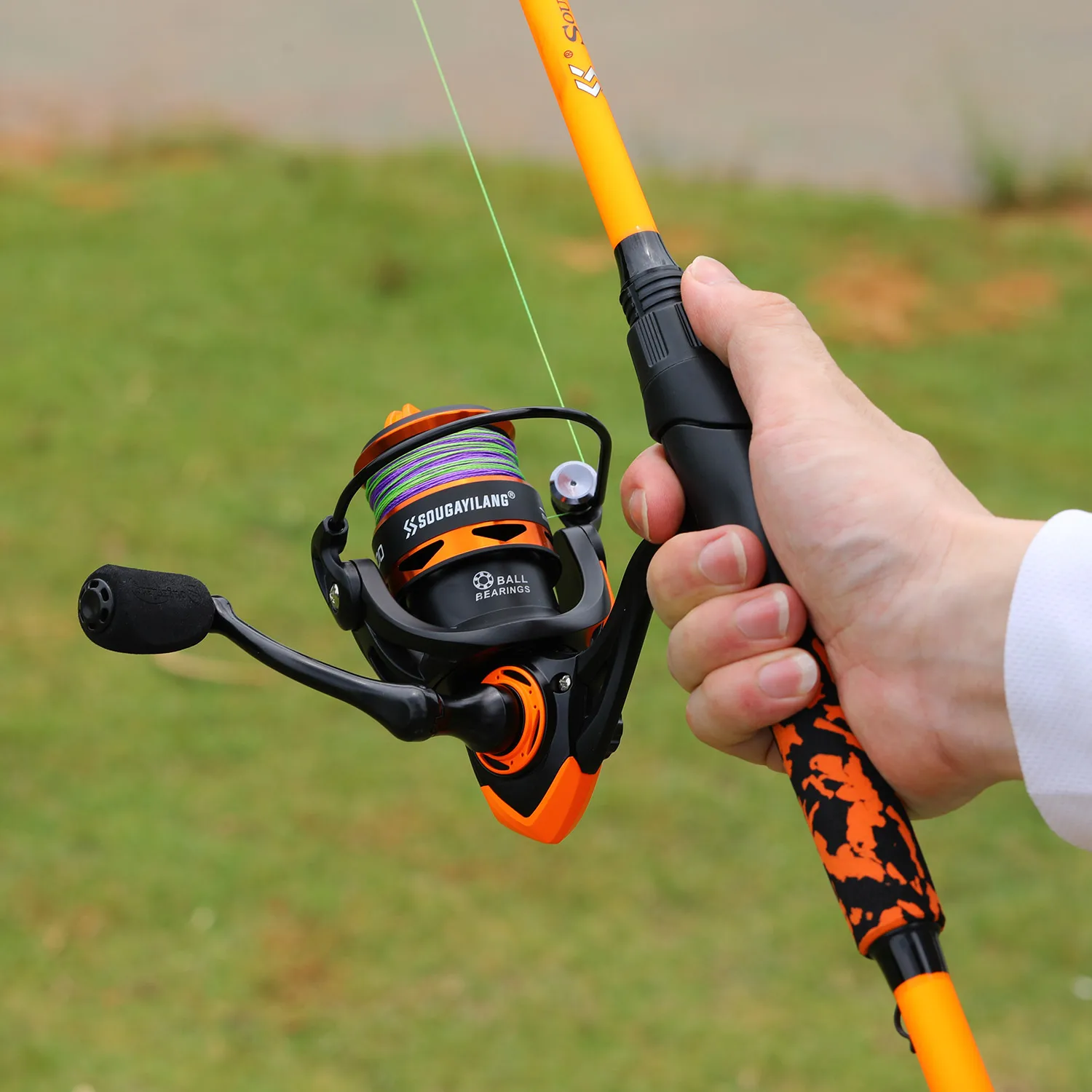 Carrete giratorio Sougayilang Max Drag 28lb para lubina - imagen 3