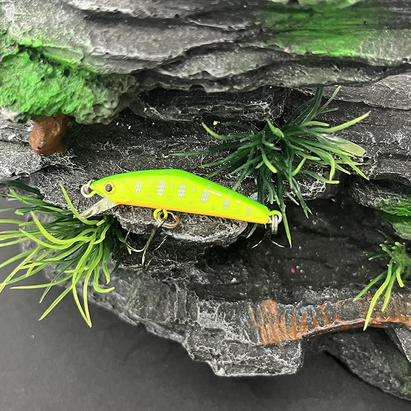 Detalle del señuelo para pesca con técnica jerkbait