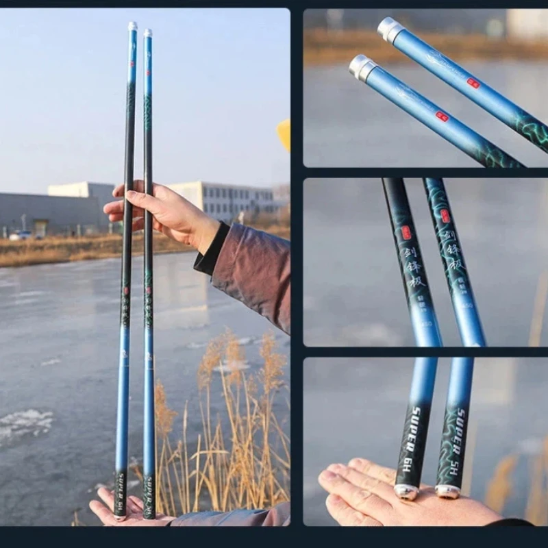 Tune Caña portátil de alto carbono para río, carpa y carasú - imagen 5