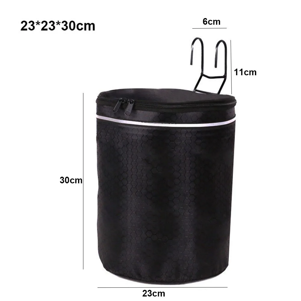 Cesta para bicicleta multicolor de manillar, plástico y lona