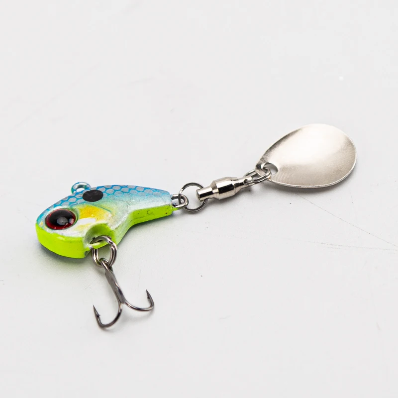 Señuelo jig VIB metálico con cola giratoria vibratoria - imagen 4