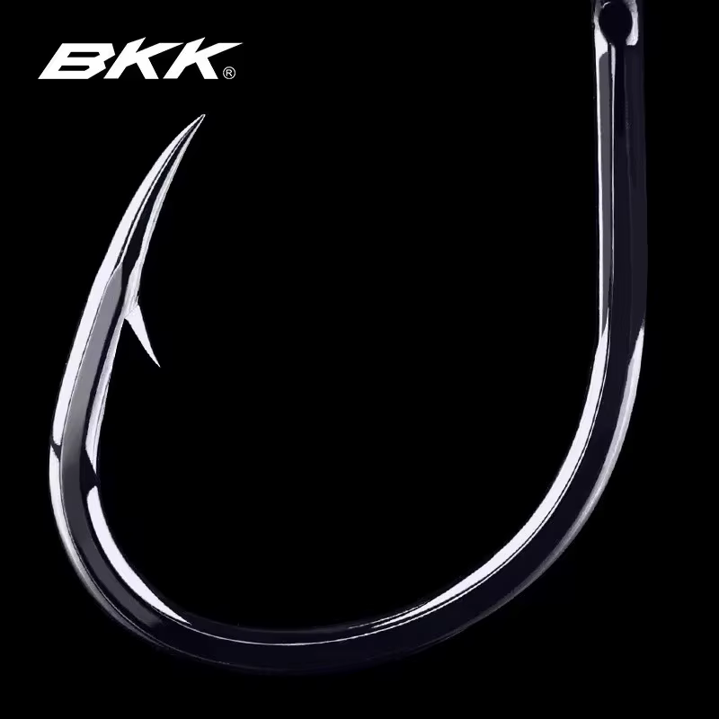 Anzuelos BKK con púas grandes – Acero carbono para carpa y mar