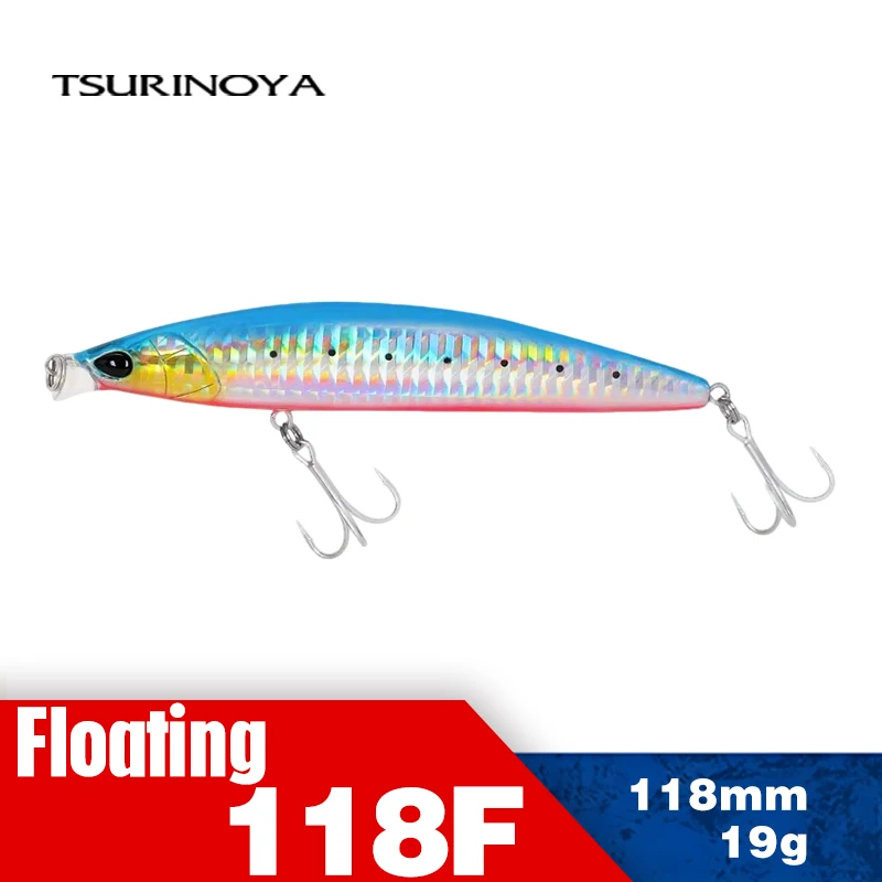 Señuelo Flotante Tsurinoya 118F – 118mm con sistema magnético