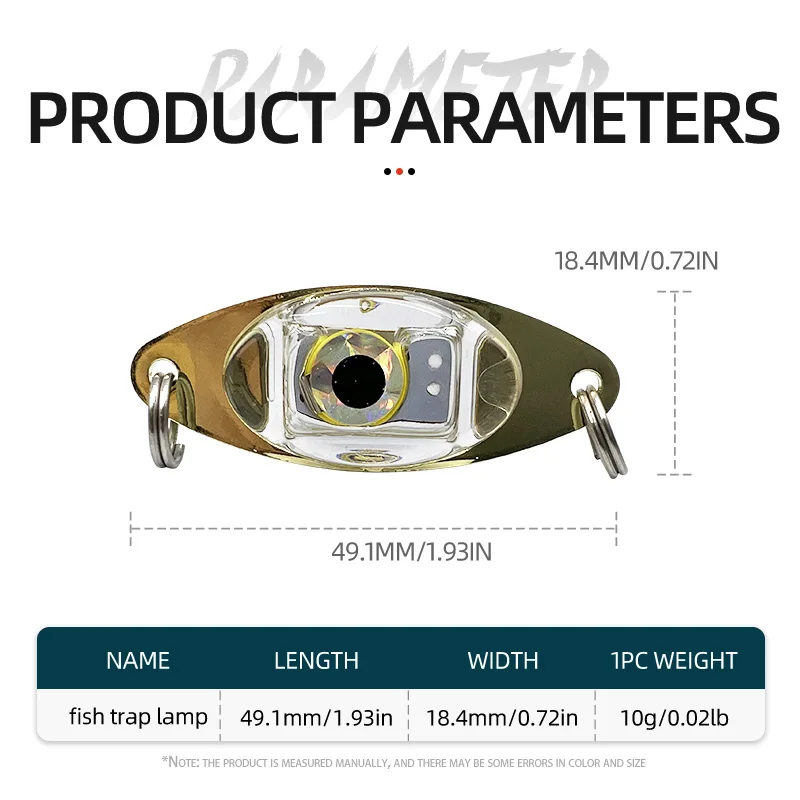 ShareShark señuelo luminoso con luz LED para pesca nocturna - imagen 2