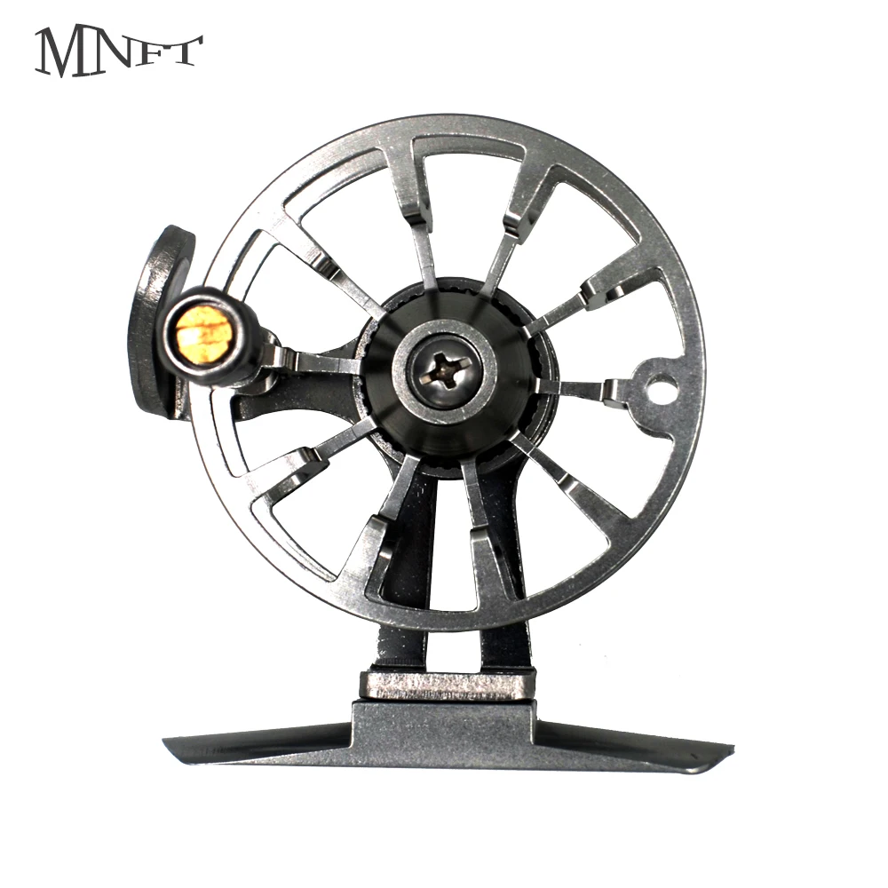 MNFT Carrete Pesca Hielo Aluminio Ultraligero Mosca Invierno - imagen 4