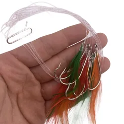 Señuelo Luminoso de Plumas Caballa – Perfecto para surf y barco