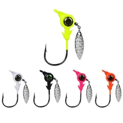 Jig Head redondo para vinilos – Anzuelo lastrado pesca a fondo