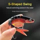 Swimbait articulado hundido gigante para lubina y bagre - imagen 4
