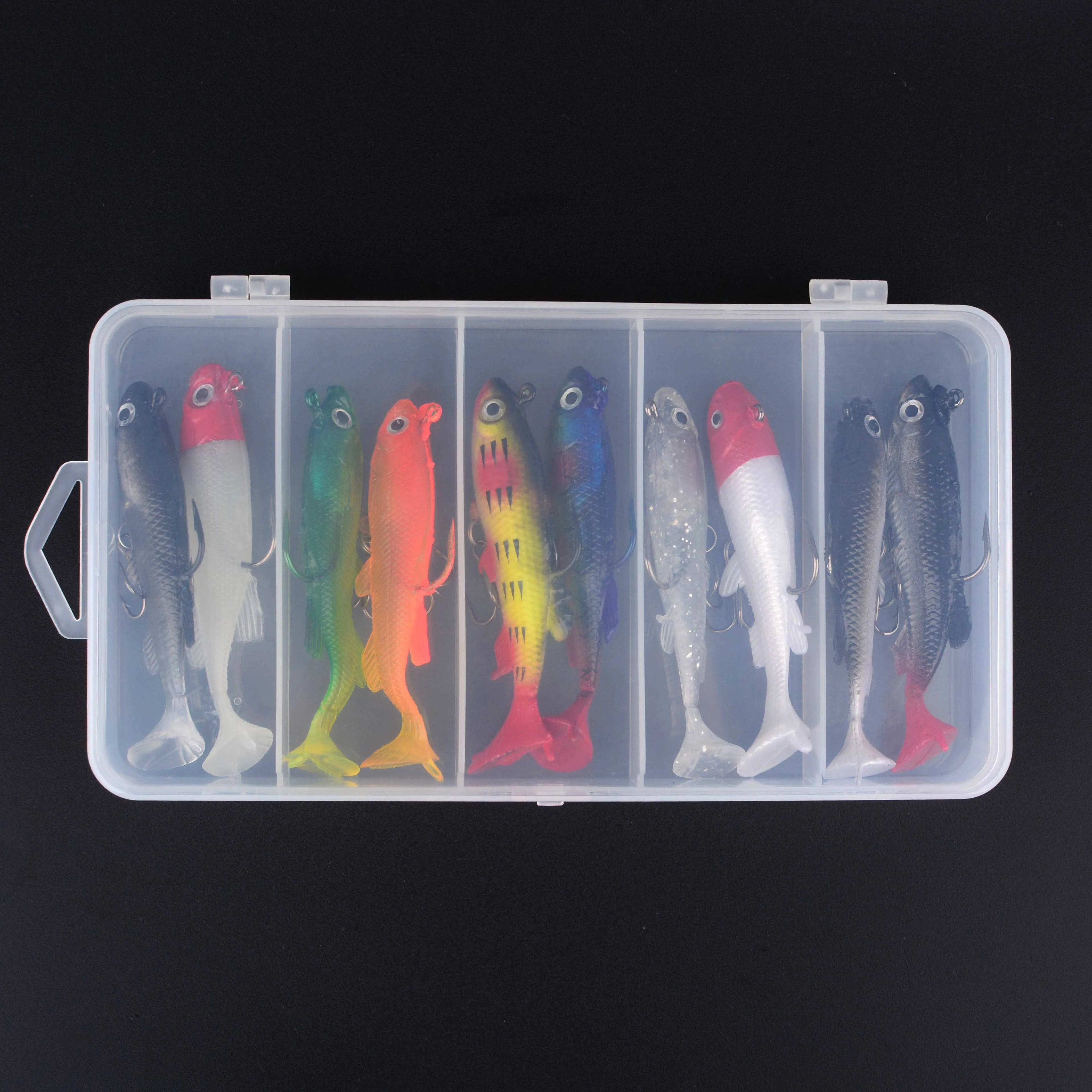 Señuelos de pesca suaves tipo cuchara y jig