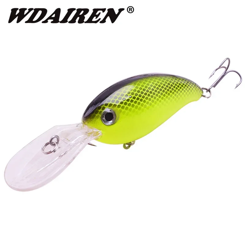 Wobbler con manivela y labios largos, cebo duro para buceo - imagen 4