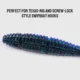 NOEBY Rhythm Shad swimbait de vinilo con cabeza plomada - imagen 4