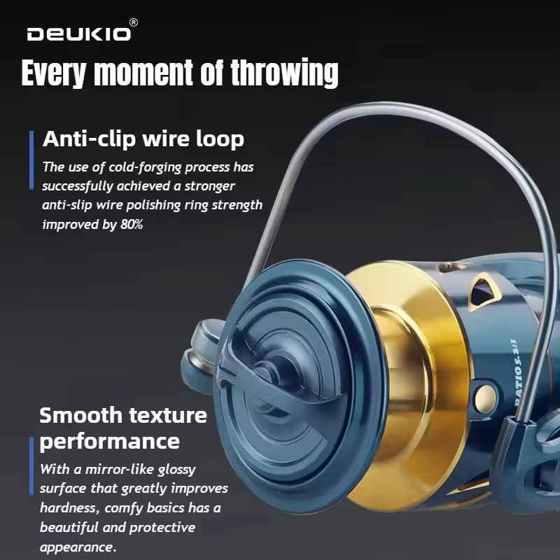 Carrete DEUKIO Serie SA 3000-6000 – 5,2:1 con 15Kg de arrastre - imagen 4